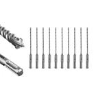 Sali 10 Pcs 5/326 Sds Plus Rotary Hammer Drill Bit Concrete Kit Cross- New. Price: $24.50.