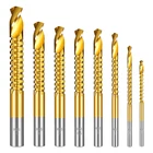8 Pack Titanium Coated Hss Twist Drill Bits, 3-10MM Serrated Side Cutting New. Price: $15.83.