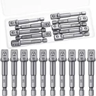 Impact Adapter Square Socket For Drills Extension 3/8 Inch Tip, Silver New. Price: $19.43.