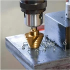Hss Step Drill Unibit, Titanium Coated 10 Sizes Spiral Flute New. Price: $19.19.