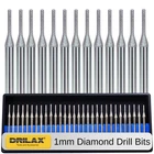 Drilax 30PC 1MM Diamond Drill Bits Set Glass Ceramic Stone Dremel W/case New. Price: $40.99.