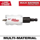 Milwaukee 49-56-9671 1-3/8 Hole Dozer Bi-metal Saw W/ Arbor New. Price: $13.79.