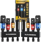 8-PIECE Socket Adapter Set For Drill, 1/4" 3/8" 1/2" Hex Shank Impact... New. Price: $11.19.