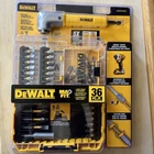 Dewalt Maxfit 36 Piece Set Steel Screwdriving Bit With Right Angle Adapter New. Price: $25.00.