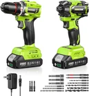 21V Cordless Drill & Impact Combo Kit, 3/8" 1/4" Driver, New. Price: $179.99.