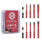 Focstol 10PCS Diamond Drill Bits Set 3/16"-3/8" Tile Glass Ceramic Hex Shank New. Price: $43.99.