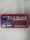 Ate 8PC 1/2 Dr. (cr-mo) Sae Hex Imapct Socket Bit Set/professional Quality Tool New. Price: $32.50.