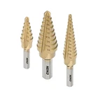 10193A Titanium Step Bits, Unibit Set, 28 Sizes, High Speed Steel, Standard (sae New. Price: $38.99.