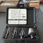 Irwin Step Drill Bit Set, 4 Piece Steel, Black, Cutting, For Used. Price: $85.00.