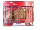 48-89-4672 Milwaukee 1/16" 1/2" Titanium Shockwave Drill Bit Set 29 Pc New. Price: $89.95.