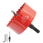 3.11 Inch Hole Saw, Laiwei Bi-metal Cutter. For Drilling Wood, 79MM, Red New. Price: $22.37.