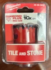 Milwaukee Tool 49-56-5620 1-1/4" Diamond Max Hole Saw New. Price: $14.99.