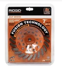 Ridgid 7 In. 24-SEGMENT Turbo Cup Grinding Wheel Power Tool Accessory New. Price: $90.99.
