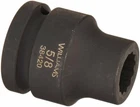 3/4" Drive Shallow Impact SOCKETS,12 Point, Sae,black Industrial Finish,williams New. Price: $21.53.