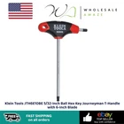 Klein Tools JTH6E10BE 5/32INCH Ball Hex Key Journeyman T-handle With 6INCH Blade Open. Price: $14.99.