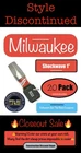Surplus Stock Sale 20 Pack Milwaukee Shockwave Impact Duty Bit Set SQ3 New. Price: $11.93.