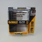 New Dewalt DWAMDCE14SET Elite Series 14-PC Cobalt Alloy Steel Drill Bit. Price: $32.99.