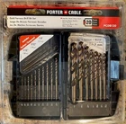 Porter Cable PCDB120 20PC Gold Ferrous Drill Bit Set 1/16" To 1/2" New. Price: $18.00.