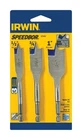 Irwin 87950 1/4 Dia. In. Shank Speedbor Steel Blue Wood Boring Bit Set New. Price: $16.98.