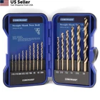 Comoware Drill Bit Set (1/16"-3/8"), M35 Hss Twist 15PCS, New. Price: $30.66.