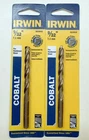Irwin 9/32" Cobalt Drill Bits 3016018 Split Point Jobber Length Hardened Steel New. Price: $9.99.