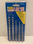Drill Master Quick Change Masonry Bit Set Hard Carbide Tips 5 Pieces New. Price: $10.50.