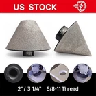 1-3/8" 2" 3-1/4" Diamond Chamfer Cone Milling Finger Bits Beveling Countersink New. Price: $27.89.