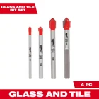 Carbide Glass And Tile Drill Bit Set (4-PACK) New. Price: $28.28.