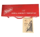 Milwaukee Door & Jamb Butt Templet Kit 49-54-0100 Case Tool And Box Used. Price: $109.99.
