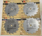 Lot Of Vermont American 27150 Carbide Chisel Tooth Saw Blade 7-1/4" 16 Teeth New. Price: $28.49.
