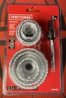 Craftsman 7PC. - To 1/2 Hole Saw Kit CMAH1SET7 New. Price: $9.99.