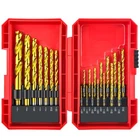 Titanium Twist Drill Bit Set 21 Piece Fit For Cutting Hard Metals Such As Stainl New. Price: $24.01.