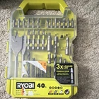 Ryobi 40-PIECE Bit & Impact Driver Set A98401 For Drill, Used. Price: $15.00.