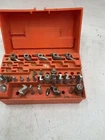 Craftsman Usa Router Kit Orange Case With Bits - 9 25447 Used. Price: $24.99.