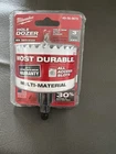 Milwaukee Dozer Whole Saw W/arbor 3 Multi Material 49-56-9670 New. Price: $14.95.