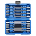 Mayouko 3/8" Drive Extra Long Allen Hex Bit Socket Set, S2&CR-V, Metreic&sae,... New. Price: $36.36.