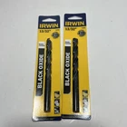 Irwin 67526 Hss Black Oxide Coated Sae Straight Shank Drill Bit 13/32/ Pack New. Price: $13.39.